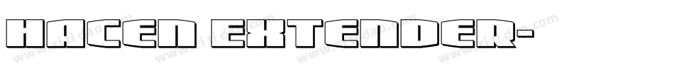 Hacen Extender字体转换